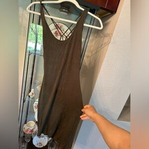 Summer body fitting dress